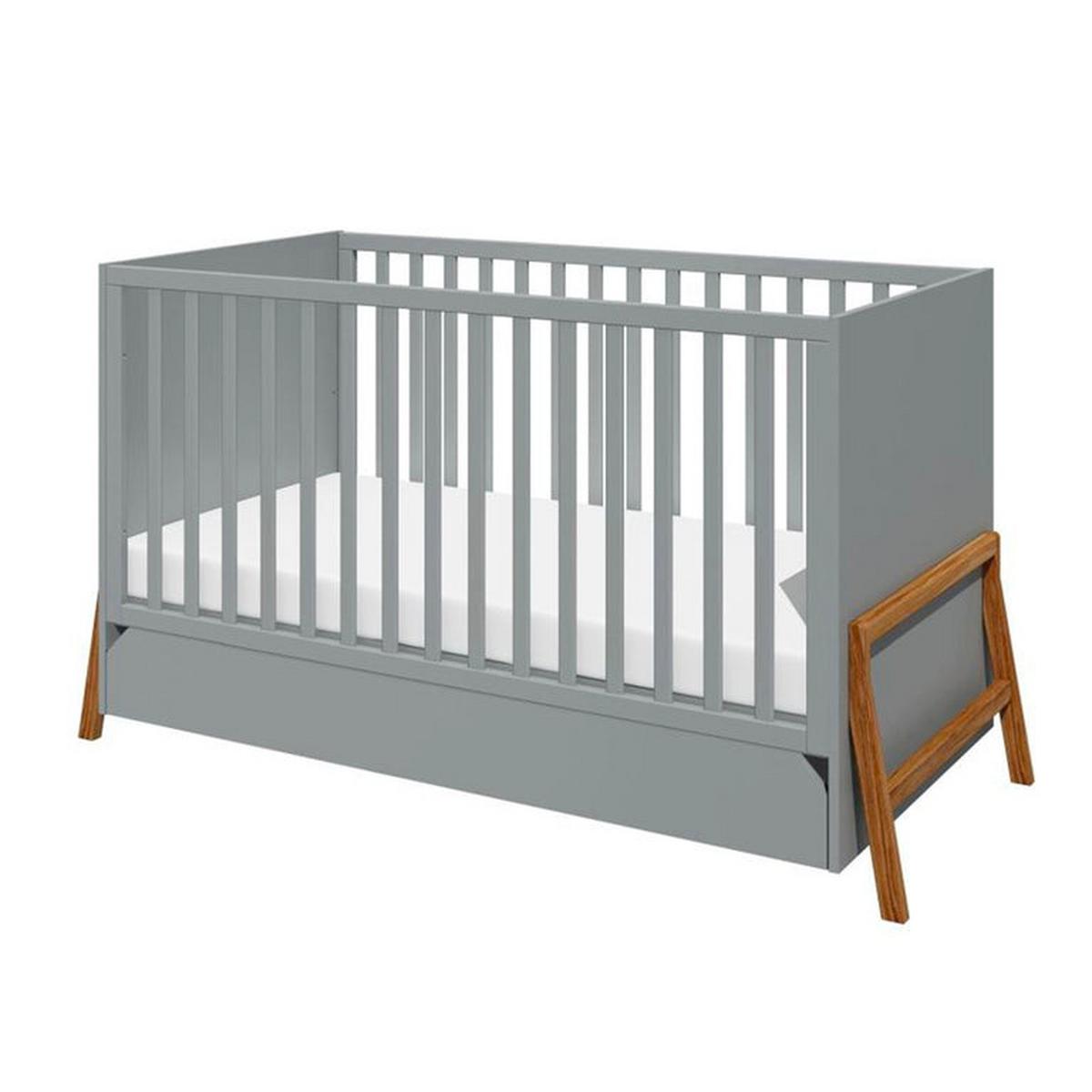 GITTERBETT 70/140 Grau - Grau, Holzwerkstoff (70/140cm) - Petits-meubles