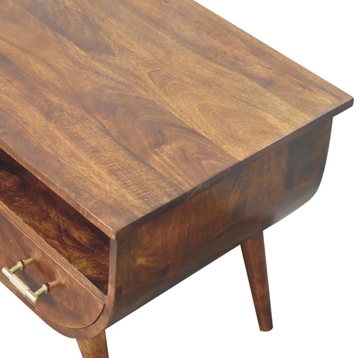 COUCHTISCH Agra - Braun, Holz (80/55/47cm) - Artisan Furniture