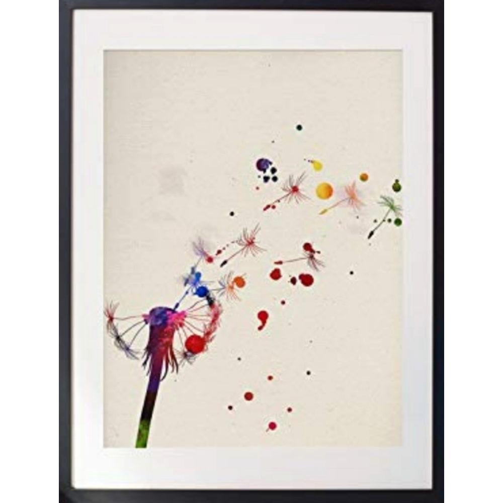 POSTER Löwenzahn A4 Rahmenlos - Klar, Papier (29.7/5/21cm) - Nacnic