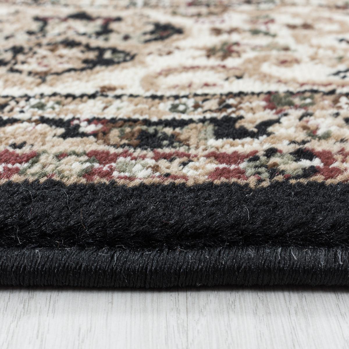 TEPPICH Kurzflor GEISLER in Schwarz, orientalisch, aus Polypropylen, 240 x 340 cm - Beige, Textil (340/240cm) - KADIMA DESIGN