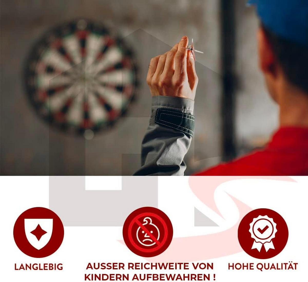 DARTSCHEIBE - Multicolor, Holzwerkstoff (45/45cm) - Lion Home Sports