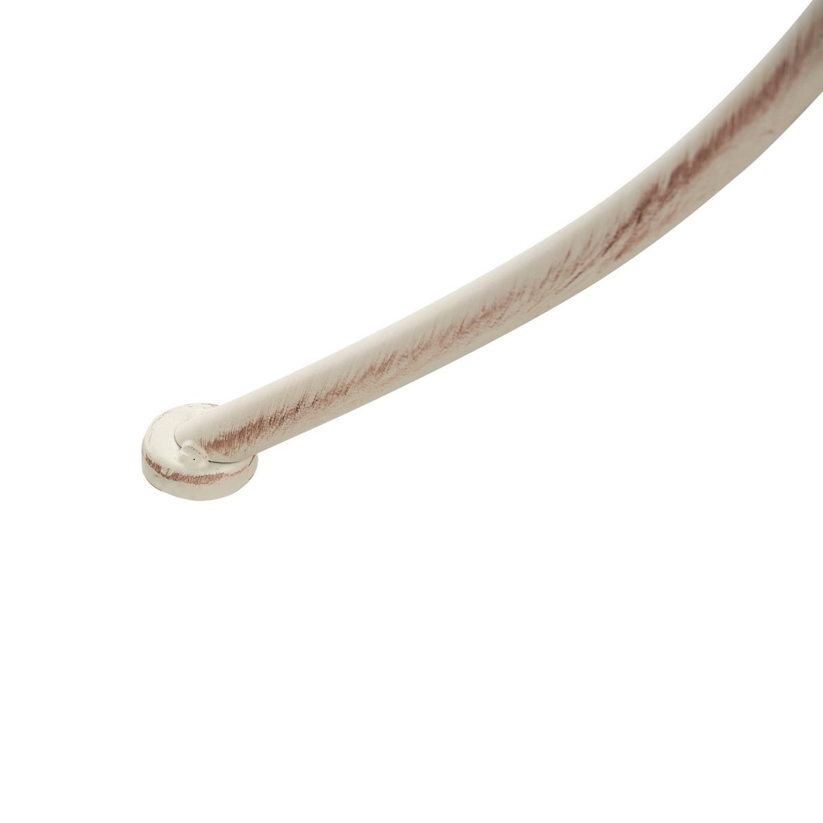 BISTROTISCH 80/36 cm Metall Hellbeige Juina - Beige, Metall (80/36/75cm) - Beliani