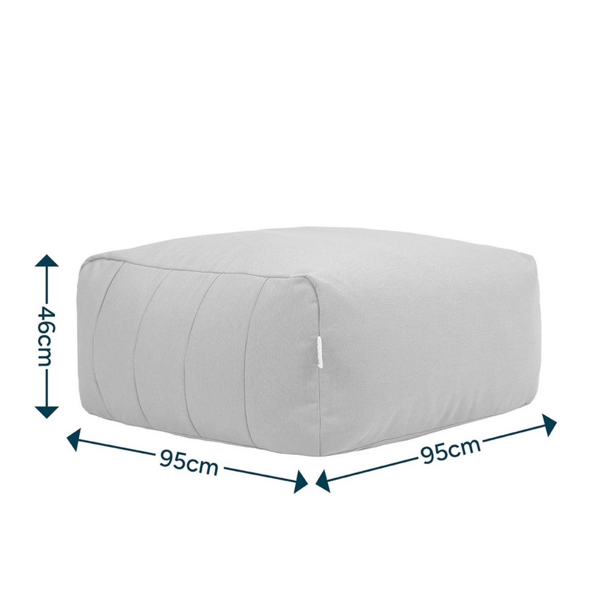 SITZSACK-SOFA Sitzpouf - Grün, Textil (95/46/100cm) - icon
