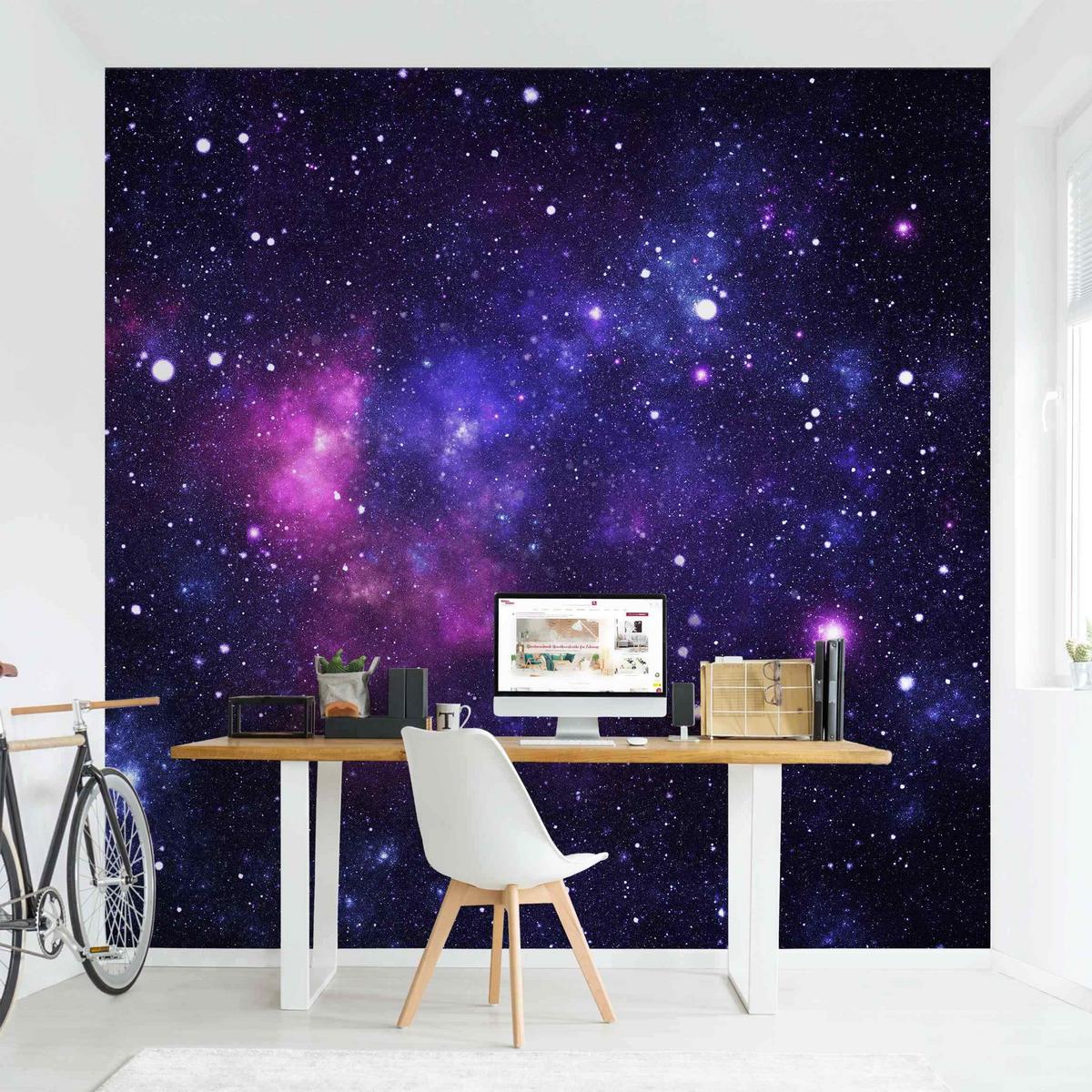 FOTOTAPETE Galaxie 240/240 cm - Multicolor, Papier (240/240cm) - Bilderwelten
