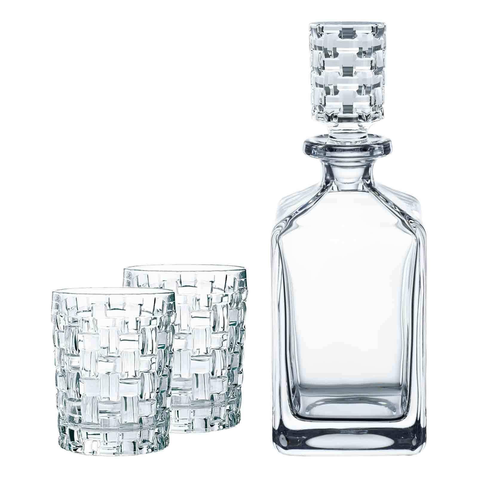 WHISKYGLÄSER + KARAFFE Bossa Nova transparent 3-tlg. - Transparent, Glas (0.001L) - Nachtmann