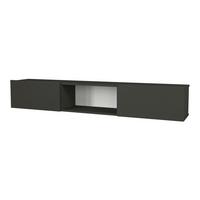 TV-ELEMENT Paltamo - Anthrazit, Holzwerkstoff (180/29.5/31cm) - [en.casa]