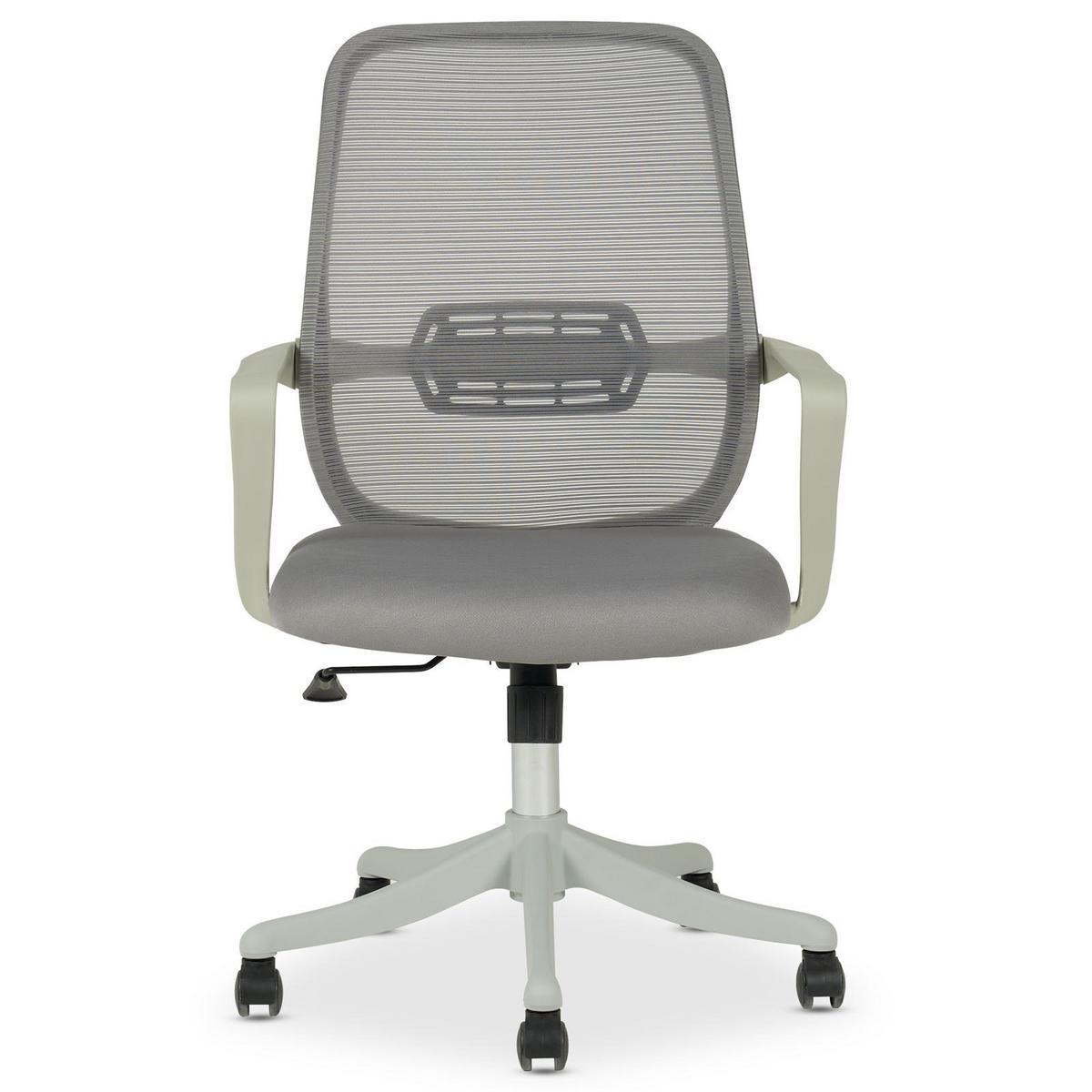 BÜRODREHSTUHL MOLLIS grau - Grau, Textil (63/98/63cm) - IDIMEX