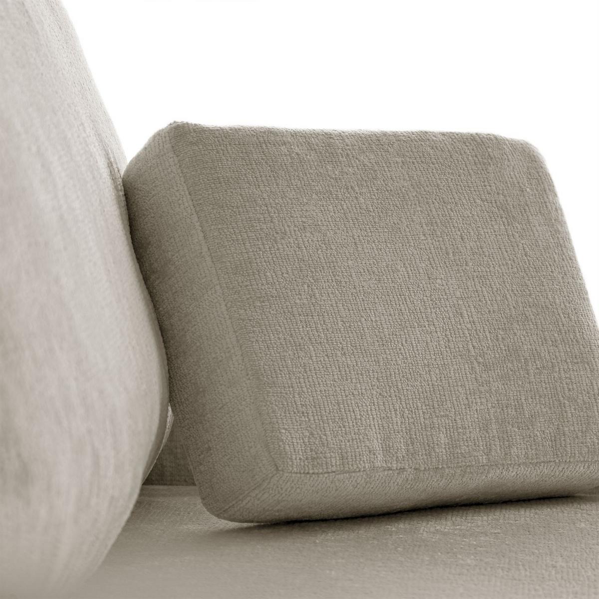 SOFA NUBO mit Schlaffunktion und Bettkasten Harmony 07 - Beige, Textil (205/91/86cm) - Lookway