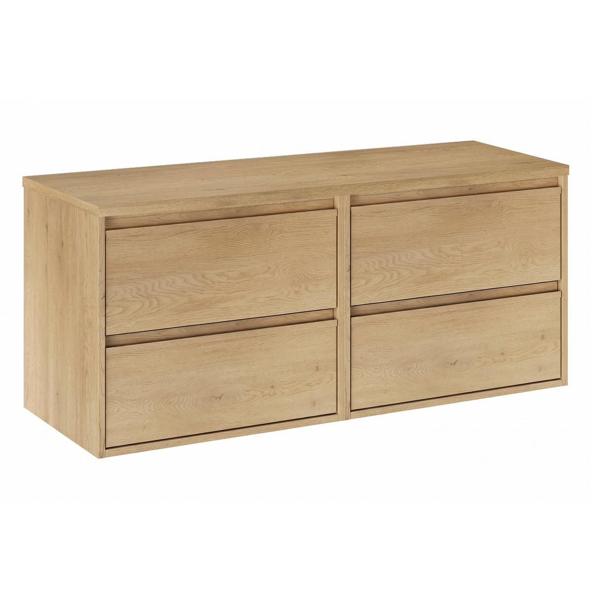 WASCHTISCHUNTERSCHRANK 120cm Edmé Holz - Braun, Holzwerkstoff (120/52.2/46cm) - Petits-meubles