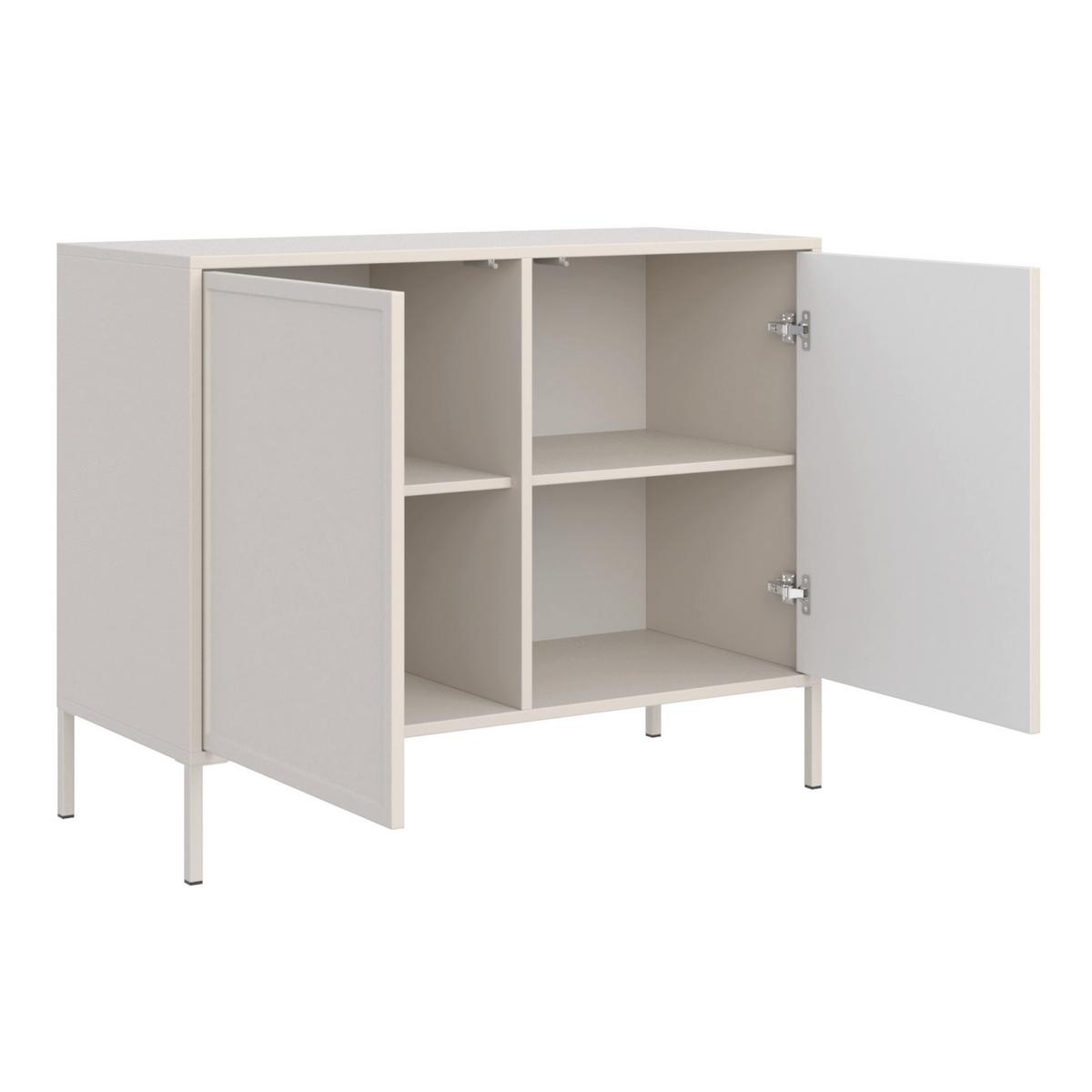 SIDEBOARD Velveto Kaschmir 100 cm - Kaschmir, Holzwerkstoff/Metall (100/86/40cm) - Selsey