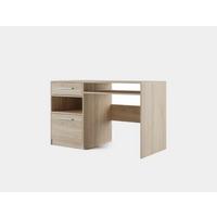 SCHREIBTISCH ELISE 125x58x82 cm Bürotisch Computertisch, Sonoma Eiche - Sonoma Eiche, Holzwerkstoff (58/125/82cm) - MASSENO