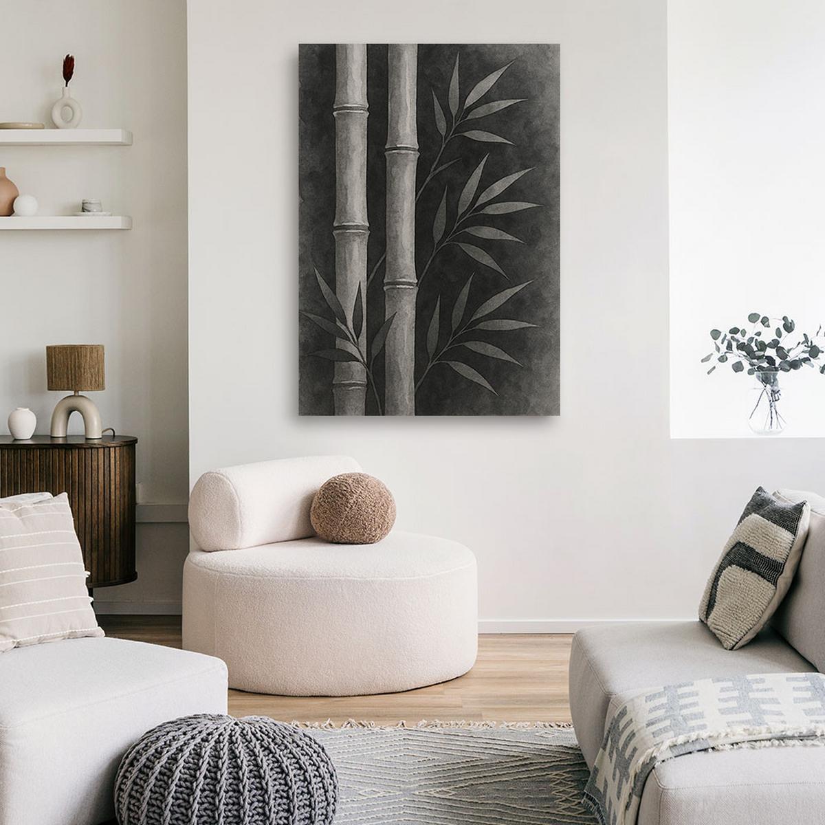 LEINWANDBILD Zen und Orientalisch 70x100cm - Grau, Textil (70/100cm) - Feeby