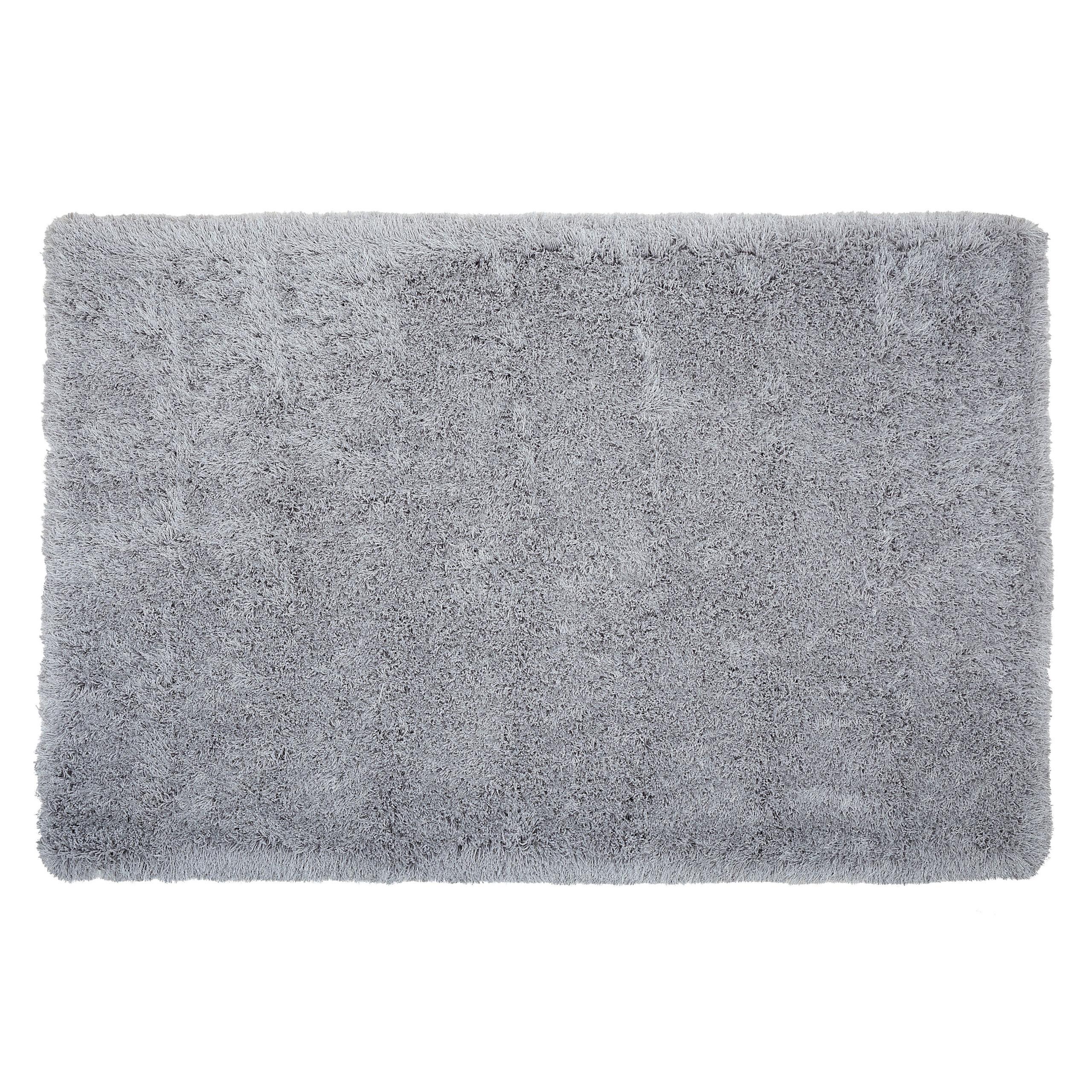 SHAGGY-TEPPICH Cide 200/140 cm - Grau, Kunststoff (140/200cm) - Beliani