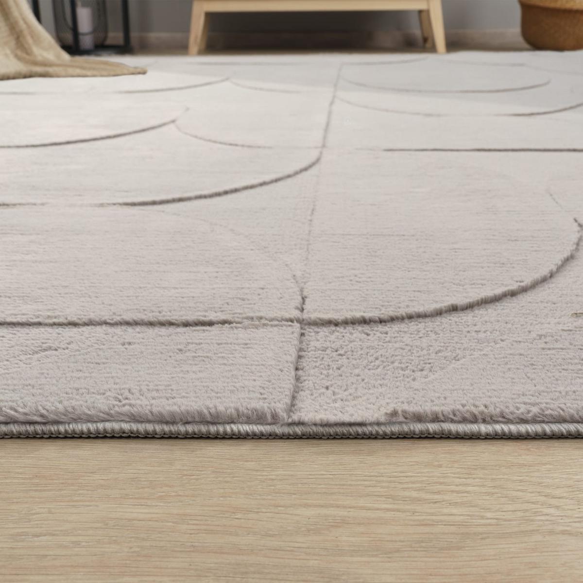 FLACHWEBETEPPICH Boho Grau 160 x 220 cm - Grau, Kunststoff (160/220cm) - TT Home
