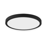 LED-DECKENLEUCHTE Macnab 22/22/2.5cm - Schwarz, Kunststoff (22/22/2.5cm) - Nettlife