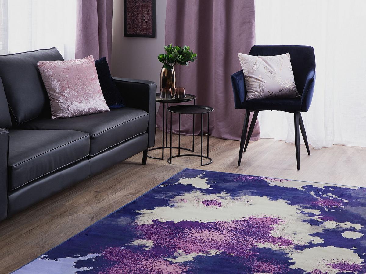 KURZFLOR-TEPPICH Kadirli 230/160 cm - Multicolor, Kunststoff (160/230cm) - Beliani