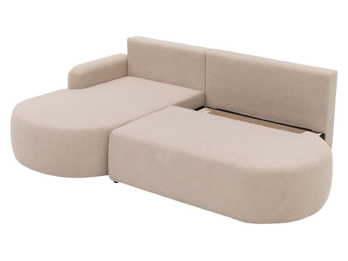 ECKSOFA Loridu O Cord, Seite: Links - Schwarz/Sahara, Holz/Kunststoff (274/174cm) - MIRJAN24