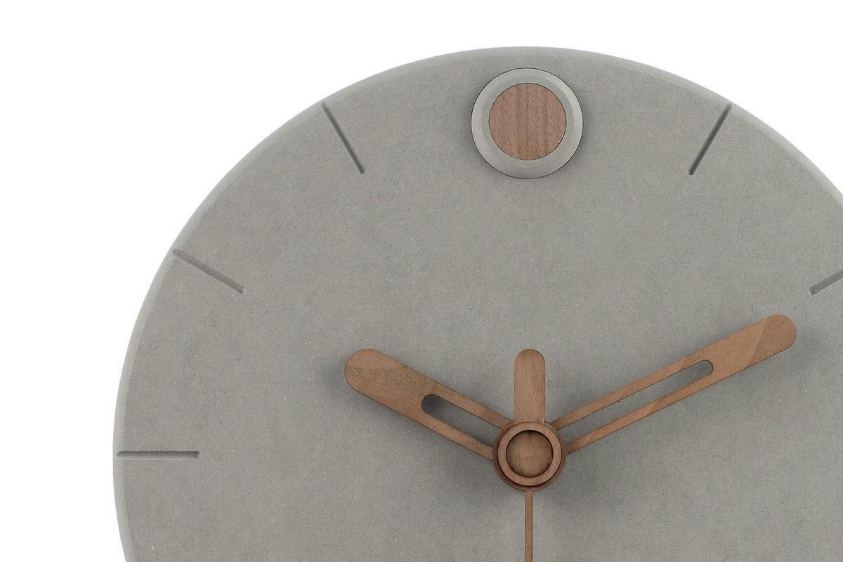 WANDUHR Design Grau 29/29 cm - Grau, Holzwerkstoff (0.62/29/1cm) - ONZENO