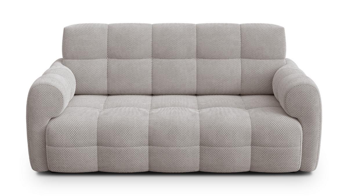 SOFA MELLOW 2,5-Sitzer, beige - Beige/Schwarz, Holz/Textil (183/87/98cm) - Wozimo