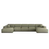 WOHNLANDSCHAFT Celes Premium Xl Artico - Grün, Holzwerkstoff/Textil (462/73/165cm) - Fun Möbel