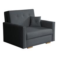 SCHLAFSOFA Viva Sonic I - Dunkelgrau/Schwarz, Holz/Textil (103/85/100cm) - MIRJAN24