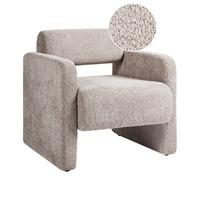 SESSEL Taupe Hallsberg - Taupe, Textil (80/76/80cm) - Beliani
