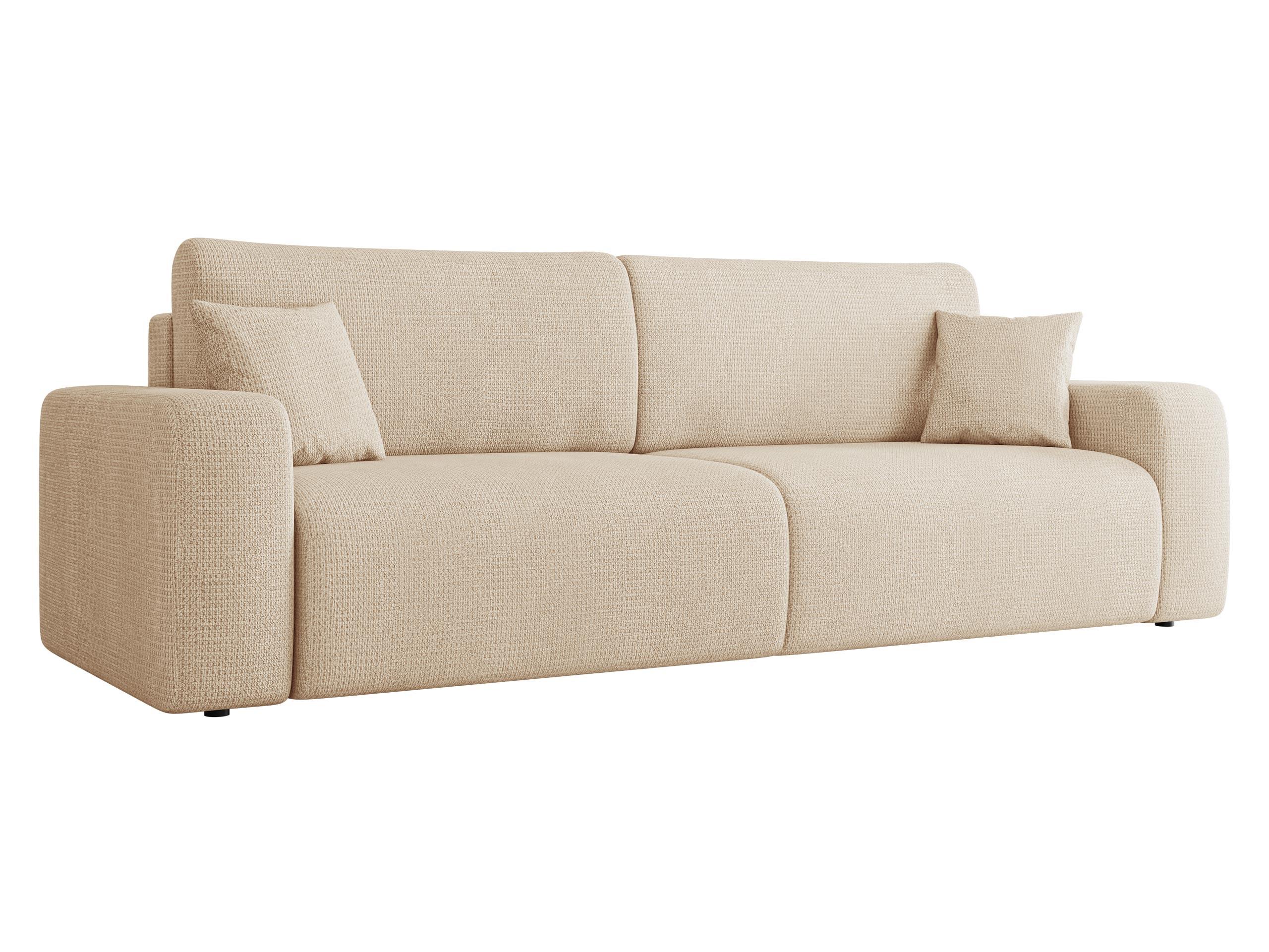 SCHLAFSOFA Piano - Schwarz/Naturfarben, Holz/Kunststoff (245/82/92cm) - MIRJAN24