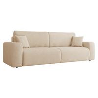SCHLAFSOFA Piano - Schwarz/Naturfarben, Holz/Kunststoff (245/82/92cm) - MIRJAN24
