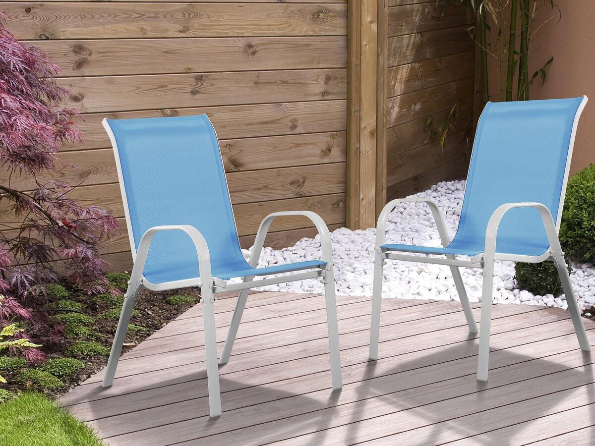 GARTENSESSEL cordoba Blau - Blau, Metall (75/92/53cm) - Habitat Garten