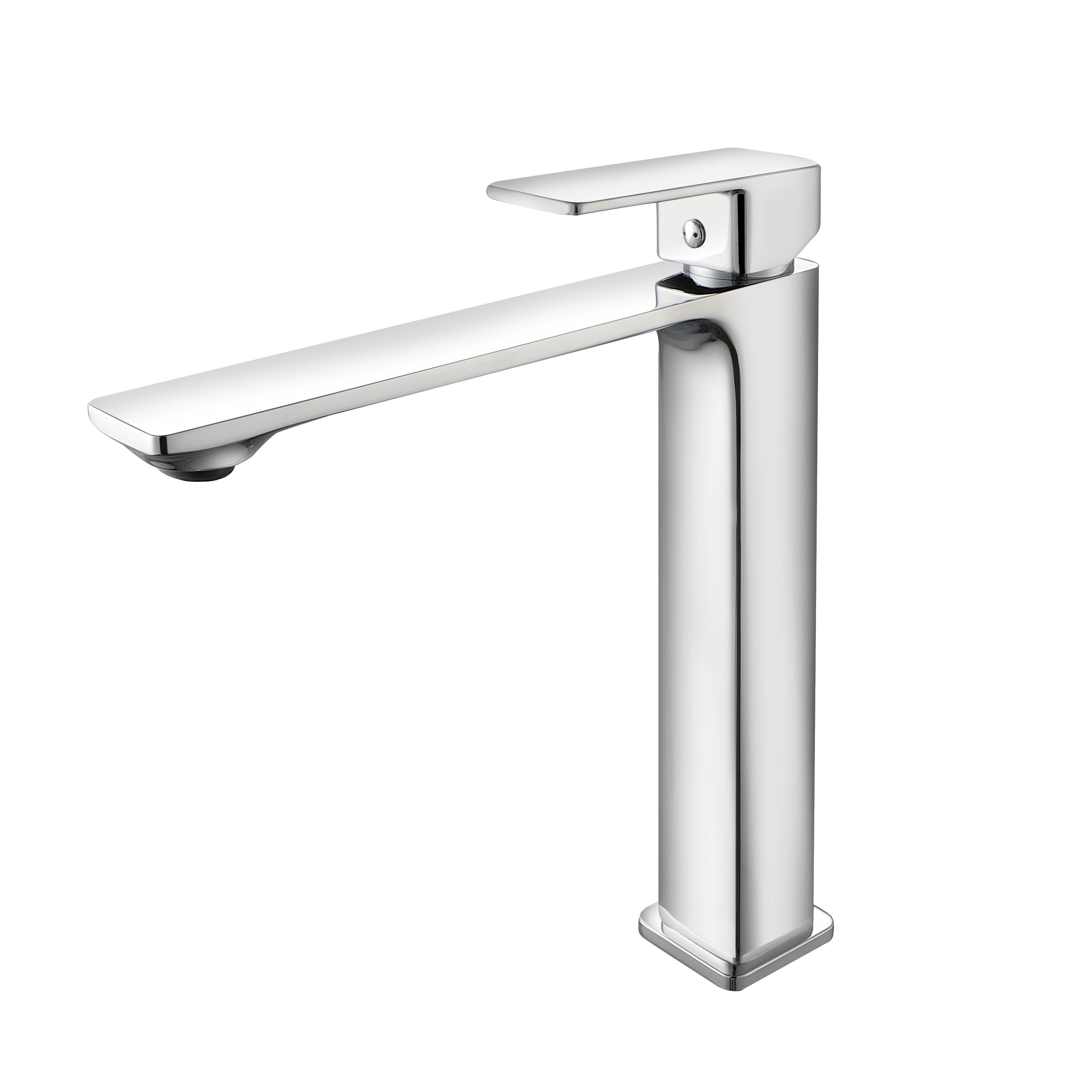 WASCHTISCHARMATUR Leeds XL Chrom - Chromfarben, Metall (5/20/5cm) - Badplaats