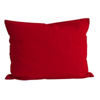 KISSENBEZUG Basic 100% Baumwolle rot 60/40 cm - Rot, Textil (40/60cm) - beties Heimtextil