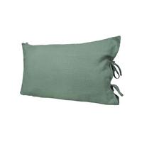 KISSENBEZUG reines Leinen natural-mint 40/60 cm - Mintgrün, Naturmaterialien (40/60cm) - beties Heimtextil