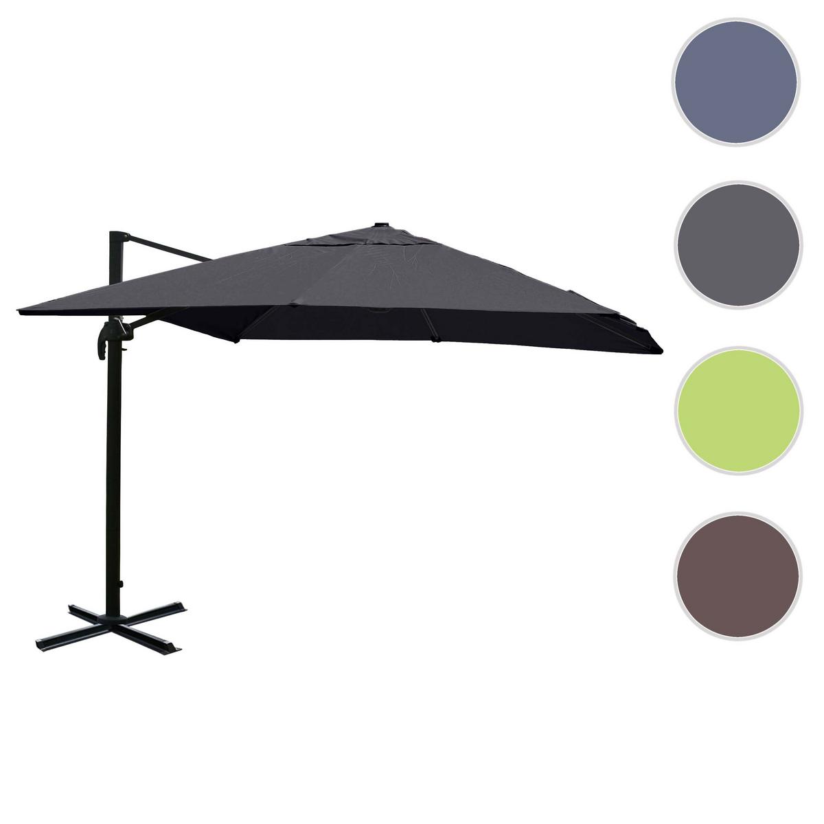 AMPELSCHIRM I Anthrazit 300/300 cm - Anthrazit, Textil (360/300cm) - MCW