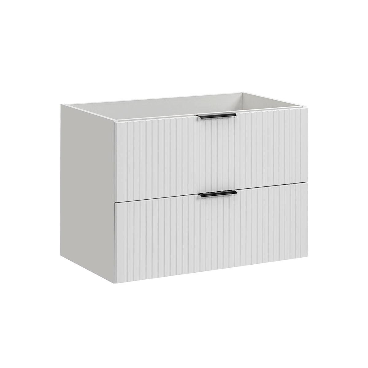 WASCHTISCHUNTERSCHRANK 80.4cm Adriel Weiß - Weiß, Holzwerkstoff (80.4/57/46cm) - Petits-meubles