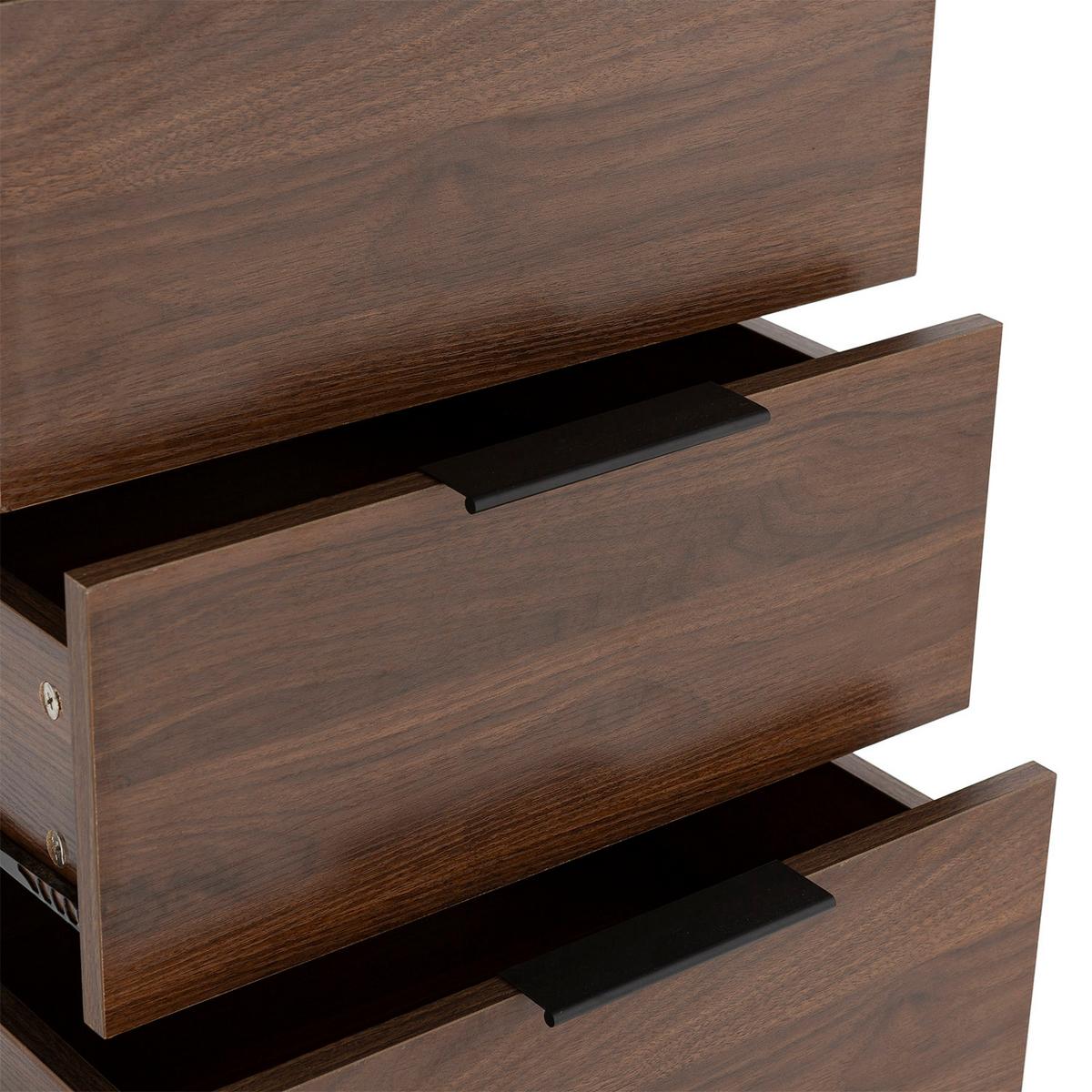 KOMMODE 50/115/40 Auri Walnussfarbe - Walnussfarben, Holzwerkstoff (50/115/40cm) - VS Venta-stock