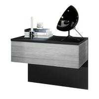 NACHTTISCH Sleep Fronten in Avola-Anthrazit - Anthrazit, Holzwerkstoff (60/46/35cm) - Vladon