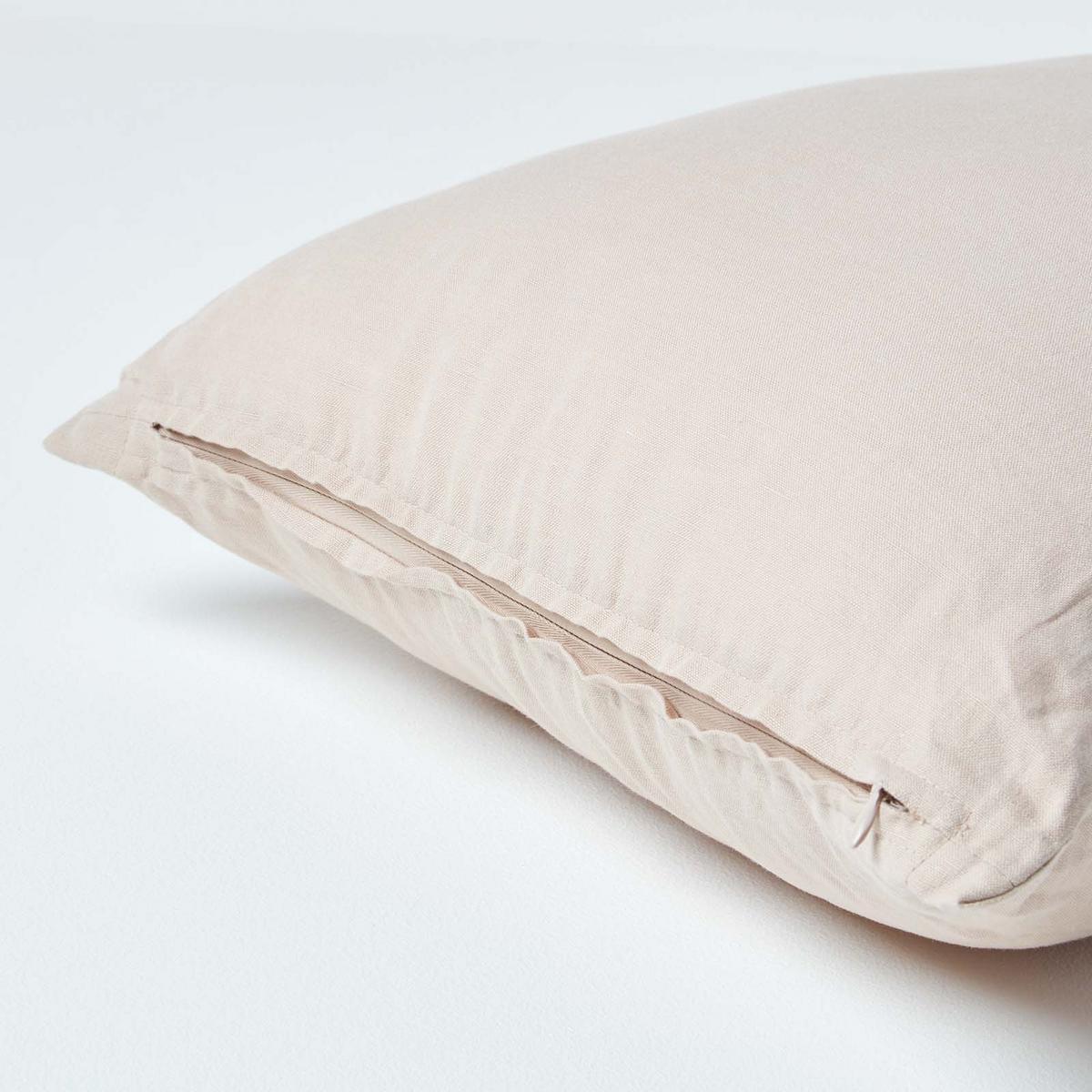KISSENBEZUG Leinen - Beige, Textil (40/40cm) - Homescapes