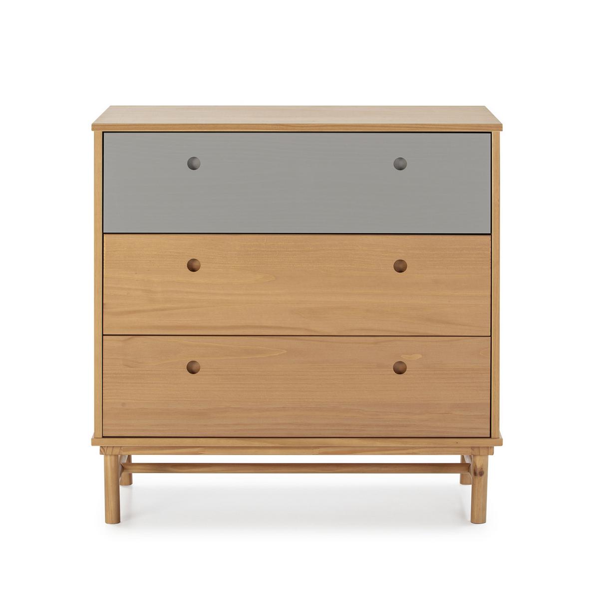 KOMMODE 80/82/40 Magnus - Wildeiche, Holz (80/82/40cm)