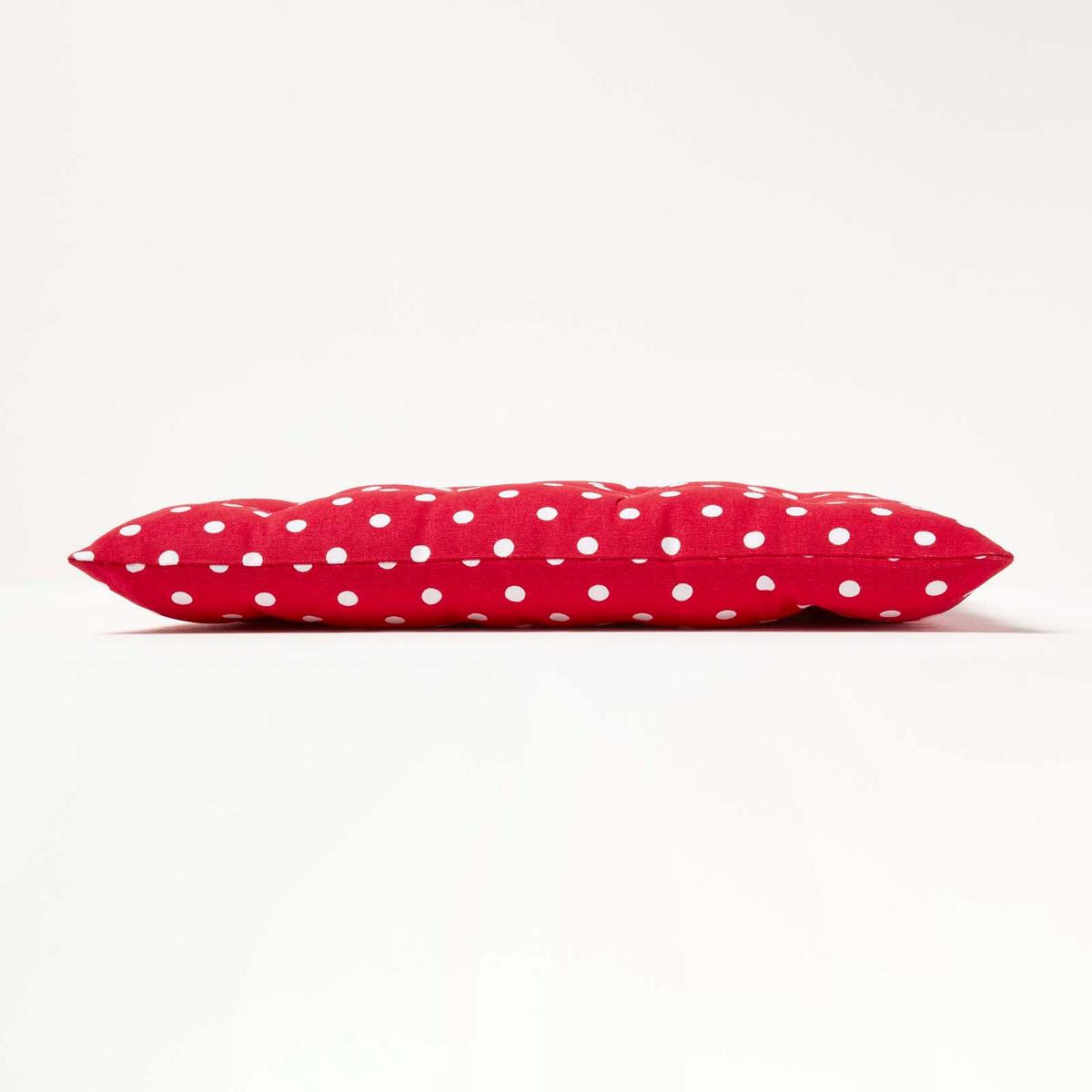 STUHLKISSEN Polka Dots 40/40/5 cm - Rot, Textil (40/40/5cm) - Homescapes