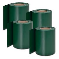 SICHTSCHUTZSTREIFEN grün 4er-Set - Grün, Kunststoff (3500/19cm) - Juskys