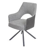 ESSZIMMERSTUHL K3 Grau - Grau, Textil (57/89/52cm) - MCW