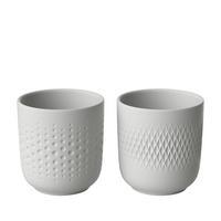 BECHER Manufacture Collier Blanc 290 ml 2-tlg. - Weiß, Keramik (0.29L) - Villeroy & Boch
