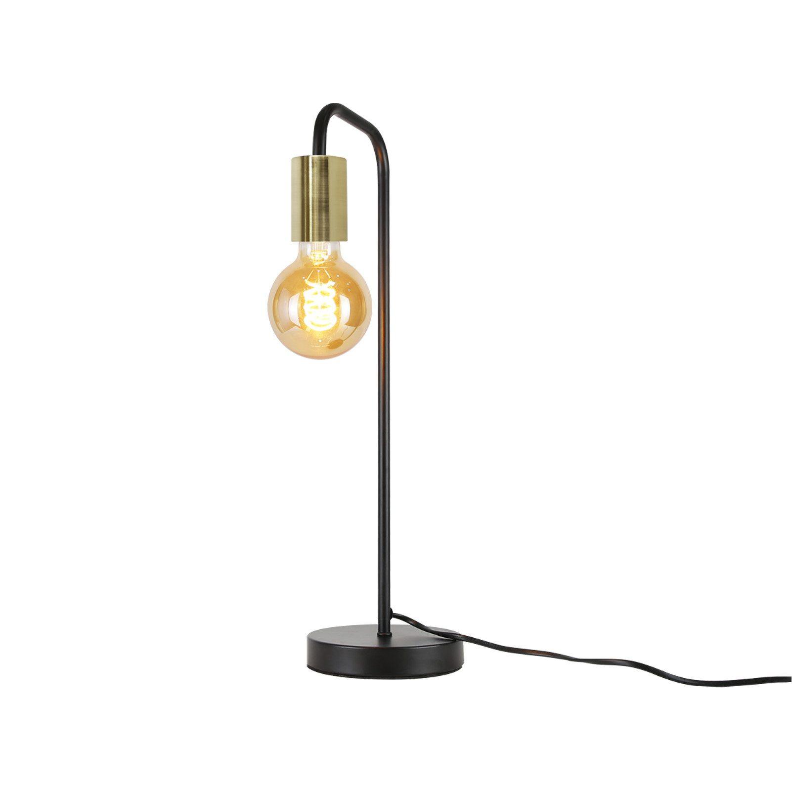 TISCHLEUCHTE Sylnekk 48.5/14.0/21.5 cm - Schwarz, Metall (21.5/48.5/14cm) - ZMH