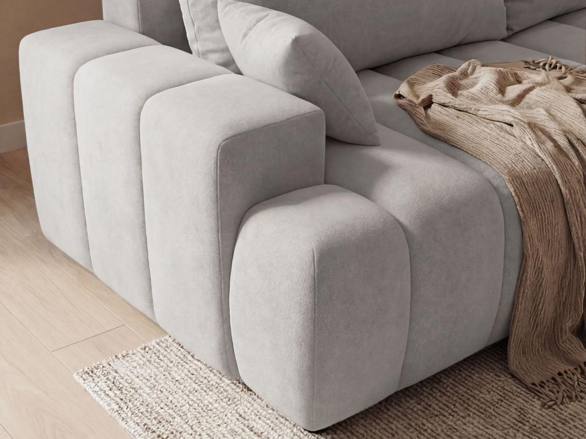 ECKSOFA Caleo Grau Rechts - Grau, Holz/Textil (270/170cm) - Graingold
