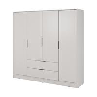 DREHTÜRENSCHRANK CATERINA 206/200/51 cm 4-türig Kaschmir - Kaschmir, Holzwerkstoff (206/200/51cm) - MASSENO
