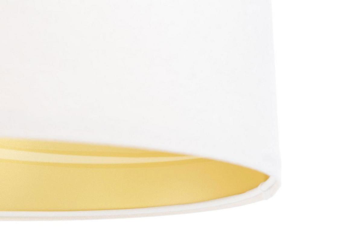 HÄNGELEUCHTE Gold 40/20 cm - Goldfarben/Weiß, Kunststoff (40/0.4/20cm) - ONZENO