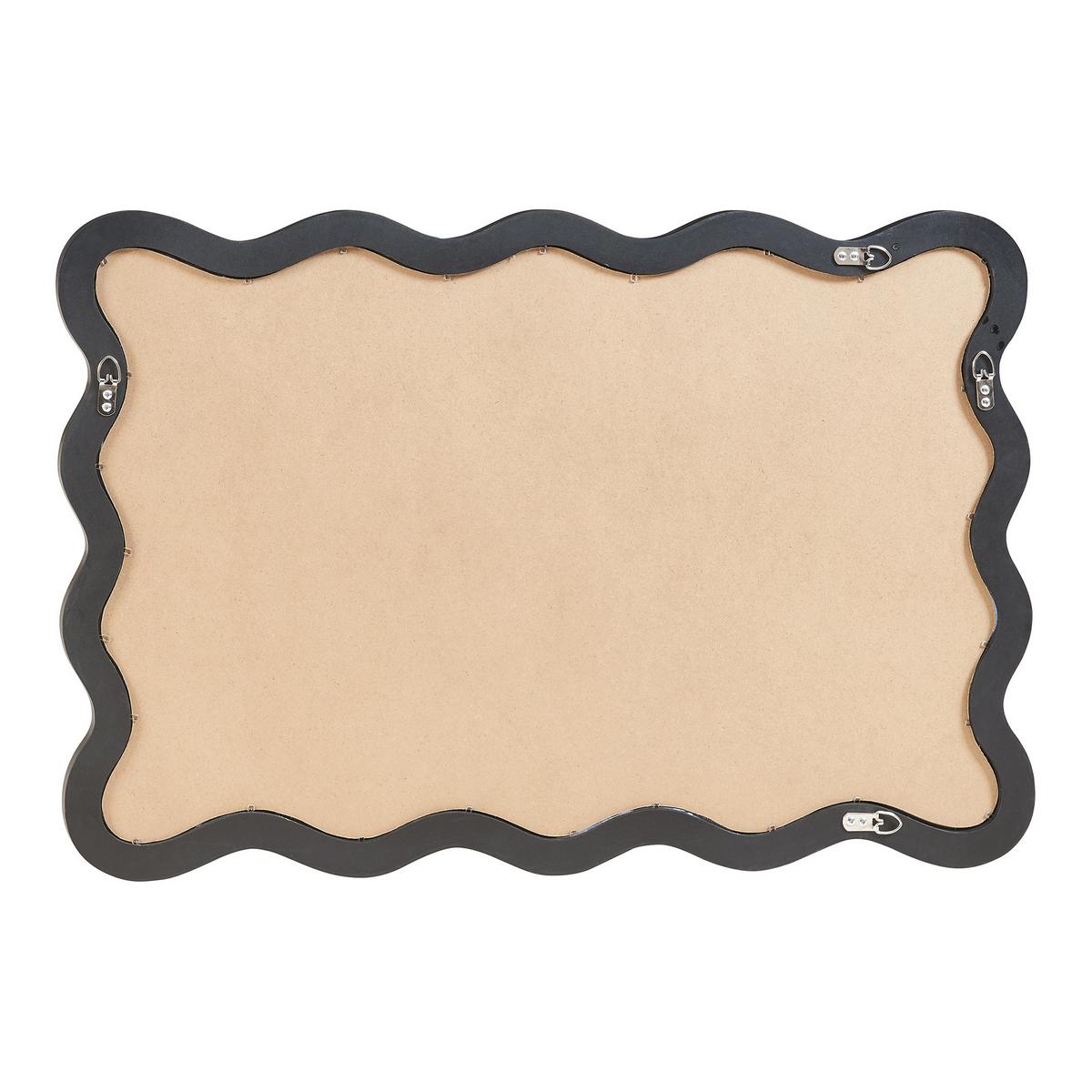 WANDSPIEGEL Koster - Schwarz, Glas/Holzwerkstoff (60/90/60cm) - [en.casa]