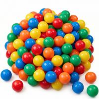 BÄLLEBAD-BÄLLE 200 Stück, bunt, 6 cm - Multicolor, Kunststoff (6/6/6cm) - Littletom