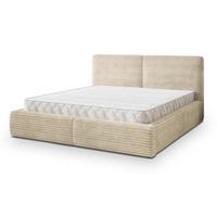 POLSTERBETT FELURO T 200x200 cm mit Bettkästen - Creme - Creme, Holz/Textil - MASSENO