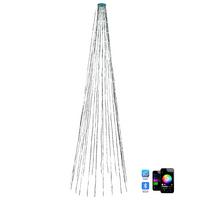 WEIHNACHTSBELEUCHTUNG 200 cm Bunt Saarloq - Multicolor, Kunststoff (200cm) - Beliani